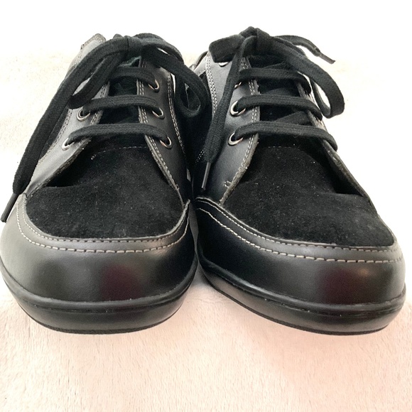 Black David Tate Leather Suede  Women's Helen Walking Oxfords Size 11 - Picture 5 of 16